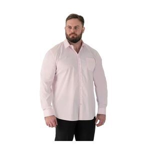 Duke Mens Oliver D555 Stretch Kingsize Shirt / Pale Pink